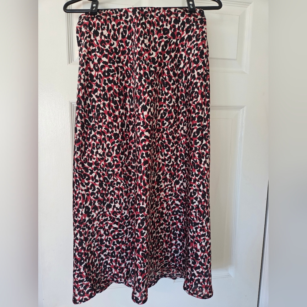 Sanctuary Vibrant Animal Print Midi Skirt Length From Waist To Hem 32in